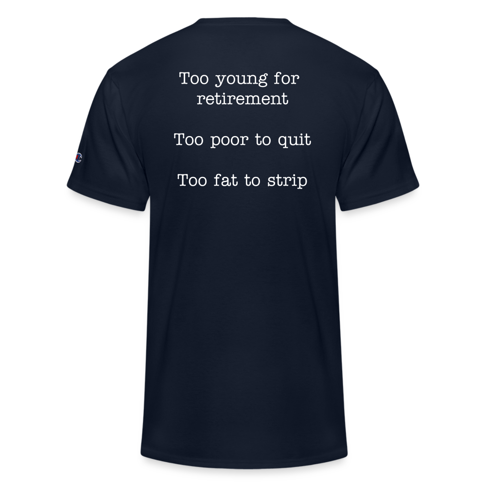 Champion Unisex T-Shirt - For men and women - navy